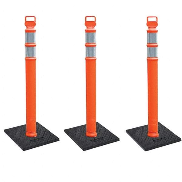PRO-SAFE - Traffic Barrels, Delineators & Posts Type: Delineator Post Material: Polyethylene - Apex Tool & Supply