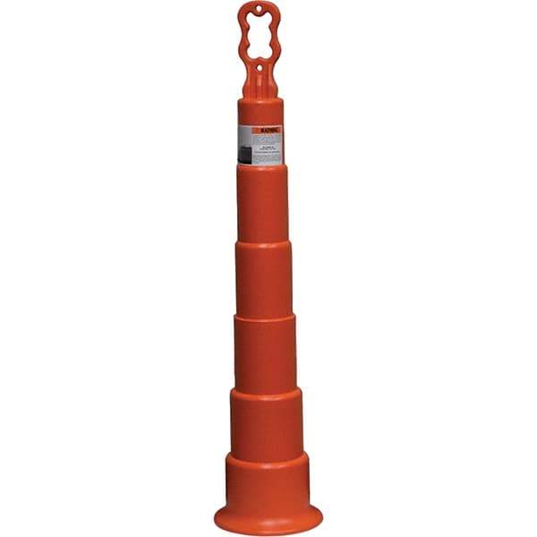 PRO-SAFE - Traffic Barrels, Delineators & Posts Type: Channelizer Cone Material: Polyethylene - Apex Tool & Supply