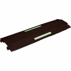 PRO-SAFE - 36" Long x 10-1/2" Wide x 1-1/2" High, Polyurethane Ramp Cable Guard - 8,850 Lb Load Limit - Apex Tool & Supply