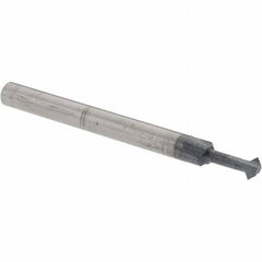 Accupro - ° 3mm Cut Diam, 0.059" Cut Width, 1/8" Shank, Solid Carbide Double-Angle Cutter - Apex Tool & Supply