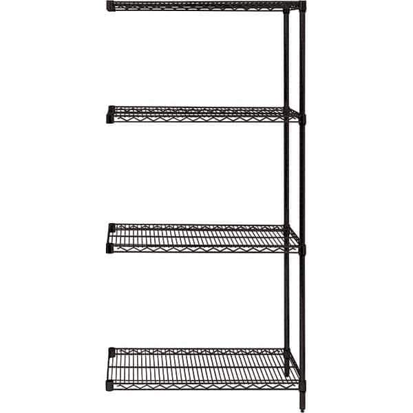 Quantum Storage - 72" Wide, 86 High, Open Shelving Accessory/Component - Use with #1630 Built-In Combination Lock - Apex Tool & Supply