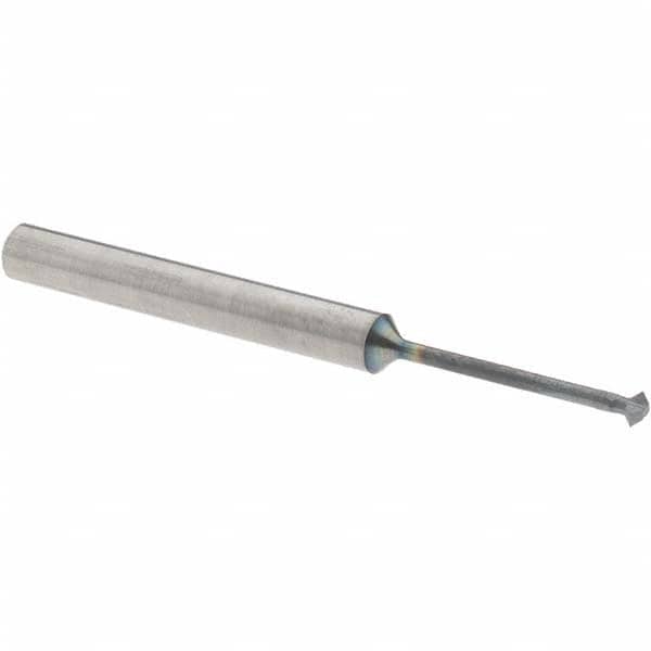 Accupro - 5/64° 5/64" Cut Diam, 0.039" Cut Width, 1/8" Shank, Solid Carbide Double-Angle Cutter - Apex Tool & Supply