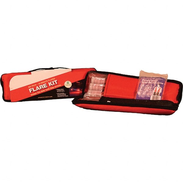 PRO-SAFE - Highway Safety Kits Type: Emergency Roadside Kit Number of Pieces: 6 - Apex Tool & Supply