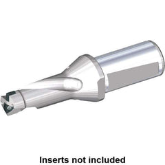 Kennametal - 62mm Max Drill Depth, 2xD, 31mm Diam, Indexable Insert Drill - 2 Inserts, 32mm Shank Diam, Whistle Notch Shank - Apex Tool & Supply