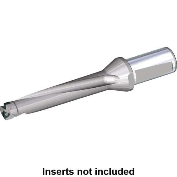Kennametal - 97.5mm Max Drill Depth, 5xD, 19.5mm Diam, Indexable Insert Drill - 2 Inserts, 25mm Shank Diam, Whistle Notch Shank - Apex Tool & Supply