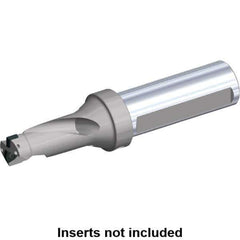 Kennametal - 4-1/4" Max Drill Depth, 2xD, 2.165" Diam, Indexable Insert Drill - 2 Inserts, 1-1/2" Shank Diam, Flange Shank - Apex Tool & Supply