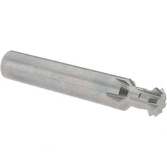 Accupro - 1/2° 1/2" Cut Diam, 0.187" Cut Width, 1/2" Shank, Solid Carbide Double-Angle Cutter - Apex Tool & Supply