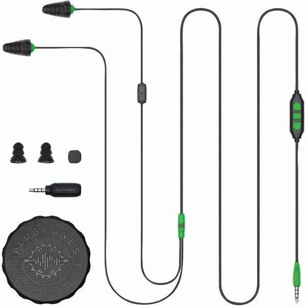 Plugfones - Hearing Protection/Communication Type: Earplugs w/Audio Noise Reduction Rating (dB): 26.00 - Apex Tool & Supply