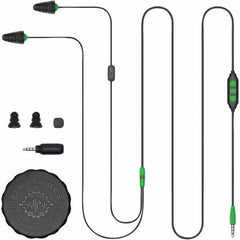 Plugfones - Hearing Protection/Communication Type: Earplugs w/Audio Noise Reduction Rating (dB): 26.00 - Apex Tool & Supply