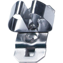 NMC - 2-3/4" Long Extended Spring Clip Pegboard Hook - 2-3/4" Projection, Stainless Steel - Apex Tool & Supply