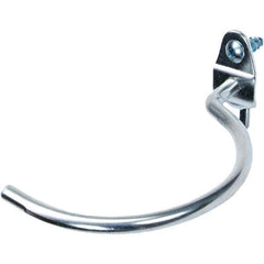 NMC - 4-1/2" ID, 3-3/4" Long Pegboard Curved Hook Pegboard Hook - 3-3/4" Projection, Steel - Apex Tool & Supply
