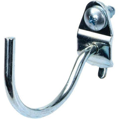 NMC - 2" ID, 2-1/4" Long Pegboard Curved Hook Pegboard Hook - 2-1/4" Projection, Steel - Apex Tool & Supply