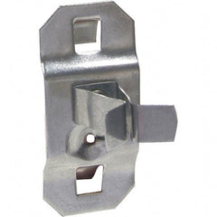 NMC - 7/8" Long Extended Spring Clip Pegboard Hook - 7/8" Projection, Stainless Steel - Apex Tool & Supply