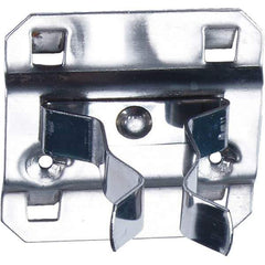 NMC - 2" Long Extended Spring Clip Pegboard Hook - 2" Projection, Stainless Steel - Apex Tool & Supply