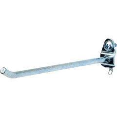 NMC - 6" Long Pegboard Hook - 6" Projection, 30° Bend, Steel - Apex Tool & Supply