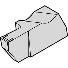 Kennametal - 2NGD K Grade KCU25, 1.5mm Cutting Width Carbide Grooving Insert - 0.16" Max Depth of Cut, Left Hand, 0.191mm Corner Radius, AlTiN Finish - Apex Tool & Supply