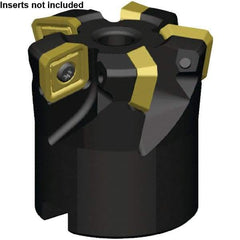 Kennametal - 12 Inserts, 102.97mm Cutter Diam, 1.65mm Max Depth of Cut, Indexable High-Feed Face Mill - 40mm Arbor Hole Diam, 63mm High, KSSM Toolholder, SE.X443AE.N7... Inserts, Series KSSM - Apex Tool & Supply