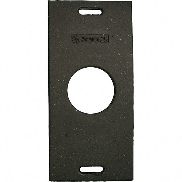 PRO-SAFE - 30" Wide x 2" High Recycled Rubber Channelizer Base - Apex Tool & Supply