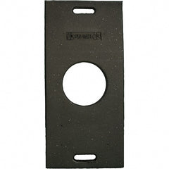 PRO-SAFE - 30" Wide x 2" High Recycled Rubber Channelizer Base - Apex Tool & Supply