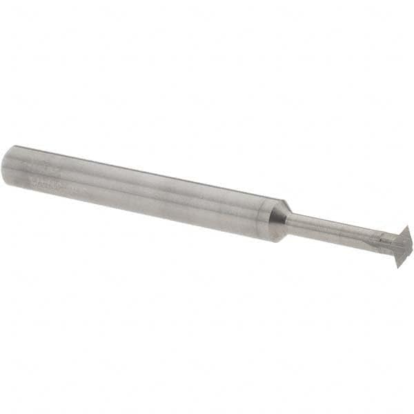 Accupro - 3/16° 3/16" Cut Diam, 0.055" Cut Width, 3/16" Shank, Solid Carbide Double-Angle Cutter - Apex Tool & Supply
