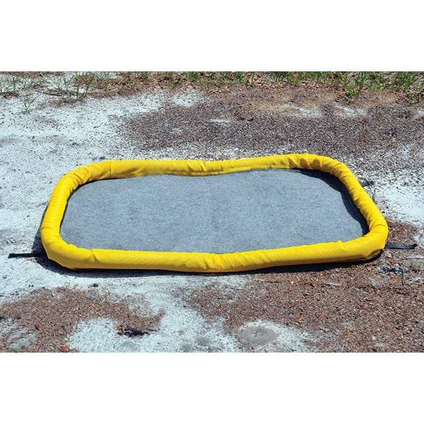 UltraTech - 1.5 Gal Capacity per Package, Stormwater Pad - 42" Long x 30" Wide, Gray, Recycled Fibers - Apex Tool & Supply