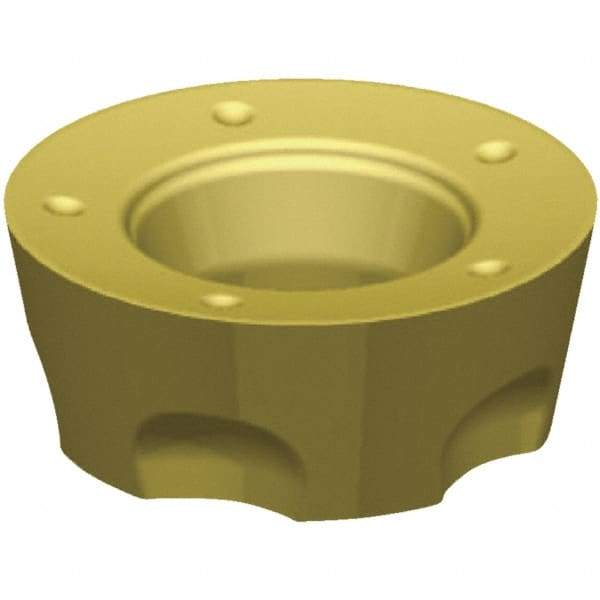 Kennametal - RPPT10T3 432 Grade SP6519 Carbide Milling Insert - TiAlN Finish, 3.97mm Thick, 10mm Inscribed Circle - Apex Tool & Supply