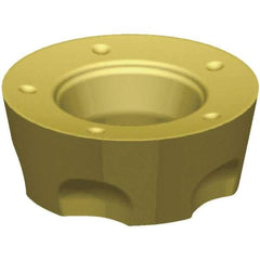 Kennametal - RPPT10T3 432 Grade SP6519 Carbide Milling Insert - TiAlN Finish, 3.97mm Thick, 10mm Inscribed Circle - Apex Tool & Supply