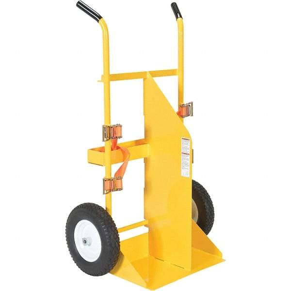 Vestil - 500 Lb Capacity 57" OAH Torch Cart - Dual Grip Handle, Steel, Foam Filled Wheels - Apex Tool & Supply