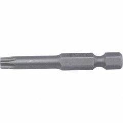 Wiha - T20 Power Bit - 1/4" Drive, 2" OAL - Apex Tool & Supply
