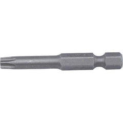 Wiha - T10 Power Bit - 1/4" Drive, 2" OAL - Apex Tool & Supply