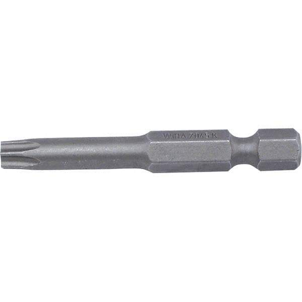 Wiha - T30 Power Bit - 1/4" Drive, 2" OAL - Apex Tool & Supply