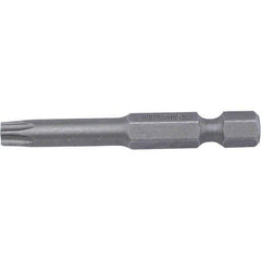Wiha - T30 Power Bit - 1/4" Drive, 2" OAL - Apex Tool & Supply