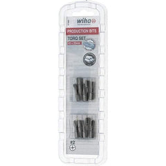 Wiha - 1/4" Drive, #2 Torq-Set Screwdriver Bit - 1" OAL - Apex Tool & Supply