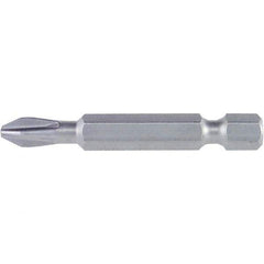 Wiha - #2 Power Bit - 1/4" Drive, 2" OAL - Apex Tool & Supply