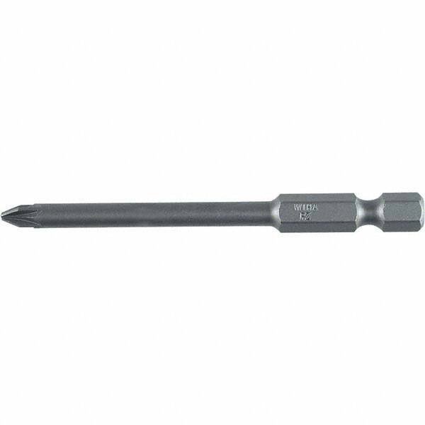 Wiha - PZ.0 Power Bit - 1/4" Drive, 2-3/4" OAL - Apex Tool & Supply