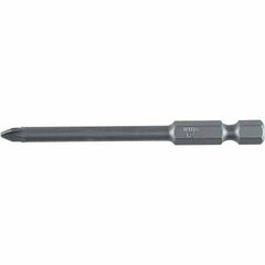 Wiha - PZ.0 Power Bit - 1/4" Drive, 2-3/4" OAL - Apex Tool & Supply