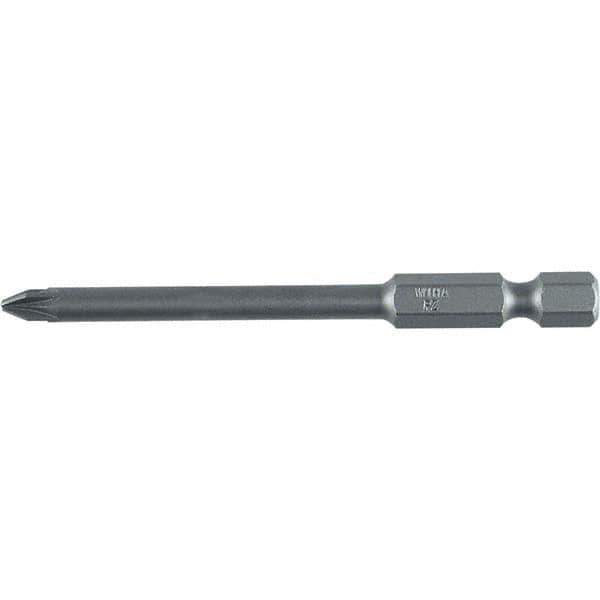 Wiha - PZ.2 Power Bit - 1/4" Drive, 2-3/4" OAL - Apex Tool & Supply