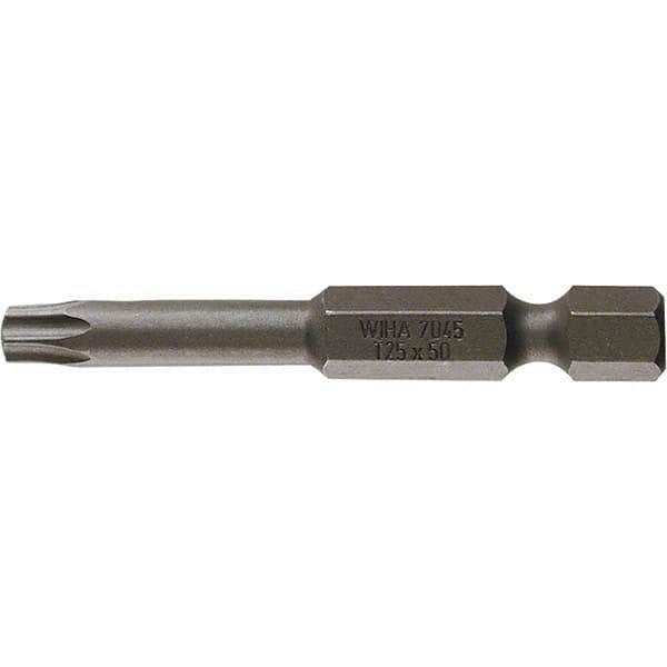 Wiha - T27 Power Bit - 1/4" Drive, 2" OAL - Apex Tool & Supply