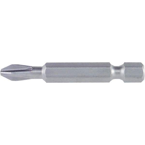 Wiha - #3 Power Bit - 1/4" Drive, 2" OAL - Apex Tool & Supply