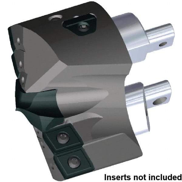 Kennametal - Series KSEM Plus, Head Connection FDS80, 82.55mm Max Diam Interchangeable Pilot Drill Head - KSEMP3400HPGM Pilot Drill, 34mm Pilot Drill Diam, 5 Nonpilot Inserts, 54.58mm Head Length - Apex Tool & Supply