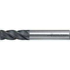 Walter-Prototyp - 10mm, 4 Flute, Solid Carbide, 1mm End Mill - 2.835" OAL, 38° Helix, Right Hand Flute, 22mm LOC, Right Hand Cut - Apex Tool & Supply