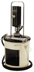 ARO/Ingersoll-Rand - Grease Lubrication 2 Lb/min Flow Carbon Steel Air-Operated Pump - For 120 Lb Container - Apex Tool & Supply