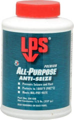 LPS - 0.5 Lb Can General Purpose Anti-Seize Lubricant - Molybdenum Disulfide, -65 to 1,800°F, Blue/Gray, Water Resistant - Apex Tool & Supply