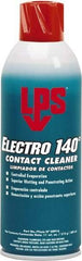 LPS - 11 Ounce Bottle Contact Cleaner - 144°F Flash Point, 15.14 kV Dielectric Strength, Flammable, Plastic Safe - Apex Tool & Supply