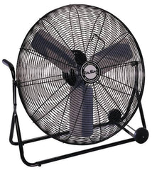 Air King - 30" Blade, 1/4 hp, 3,450, 6,000 & 7,650 CFM, Low Floor Stand Industrial Circulation Fan - Apex Tool & Supply
