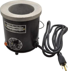 WAAGE - 1 Pint, 3" Deep, 150 to 450°F, Dip Coat Pot - 3-1/2" ID, 115 Volts, 400 Watts - Apex Tool & Supply