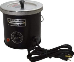 WAAGE - 1 Qt, 3-1/2" Deep, 150 to 450°F, Dip Coat Pot - 5" ID, 115 Volts, 600 Watts - Apex Tool & Supply