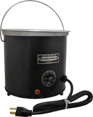 WAAGE - 1 Gal, 5-1/2" Deep, 150 to 450°F, Dip Coat Pot - 8" ID, 115 Volts, 1000 Watts - Apex Tool & Supply