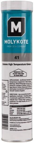 Dow Corning - 14.1 oz Cartridge Lithium High Temperature Grease - Black, High Temperature, 550°F Max Temp, NLGIG 2, - Apex Tool & Supply