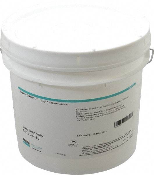 Dow Corning - 8 Lb Can Silicone General Purpose Grease - Translucent White/Gray, NLGIG 2, - Apex Tool & Supply